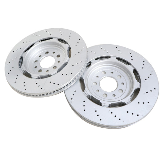 Front Brake Rotors Fit For 2017-2021 Alfa Romeo Giulia Stelvio Quadrifoglio