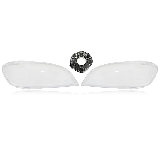 2x For Volvo XC60 2009-2013 Left+Right Front Headlamp Headlight Clear Cover Lens