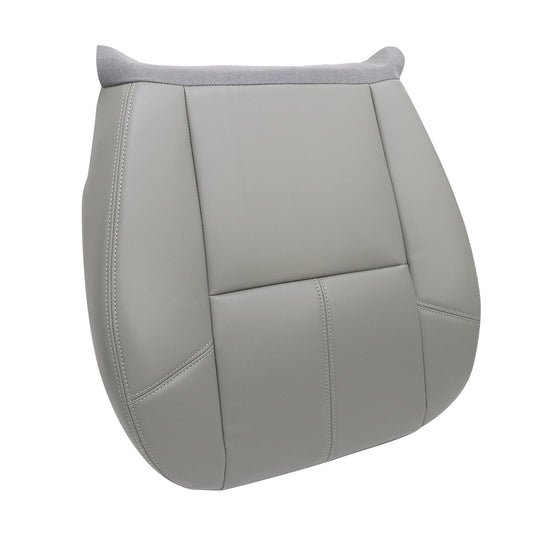 For 2007-2014 Chevy Silverado 1500 2500 3500 HD Driver Bottom Seat Cover Dk Gray