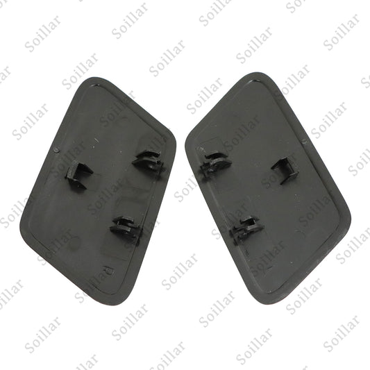 2Pcs For Volvo S60 2005-2009 Front Headlight Washer Cover Black Left+Right Side