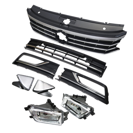 4pcs Rear Lower Refletors+Bumper Molding Trim For Honda Accord 2016-2017