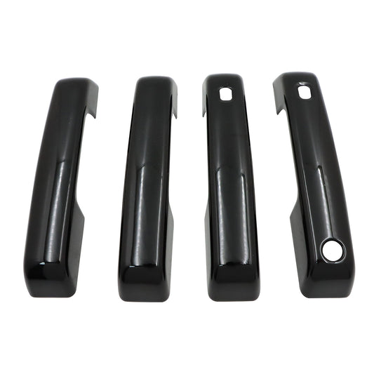 For Ford F250 F350 Super Duty 2023 2024 2025 Gloss Black Door Handle Covers