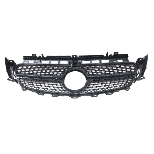 For MERCEDES W213 E300 E350 E400 16-20 Diamond Style Front Bumper Grille