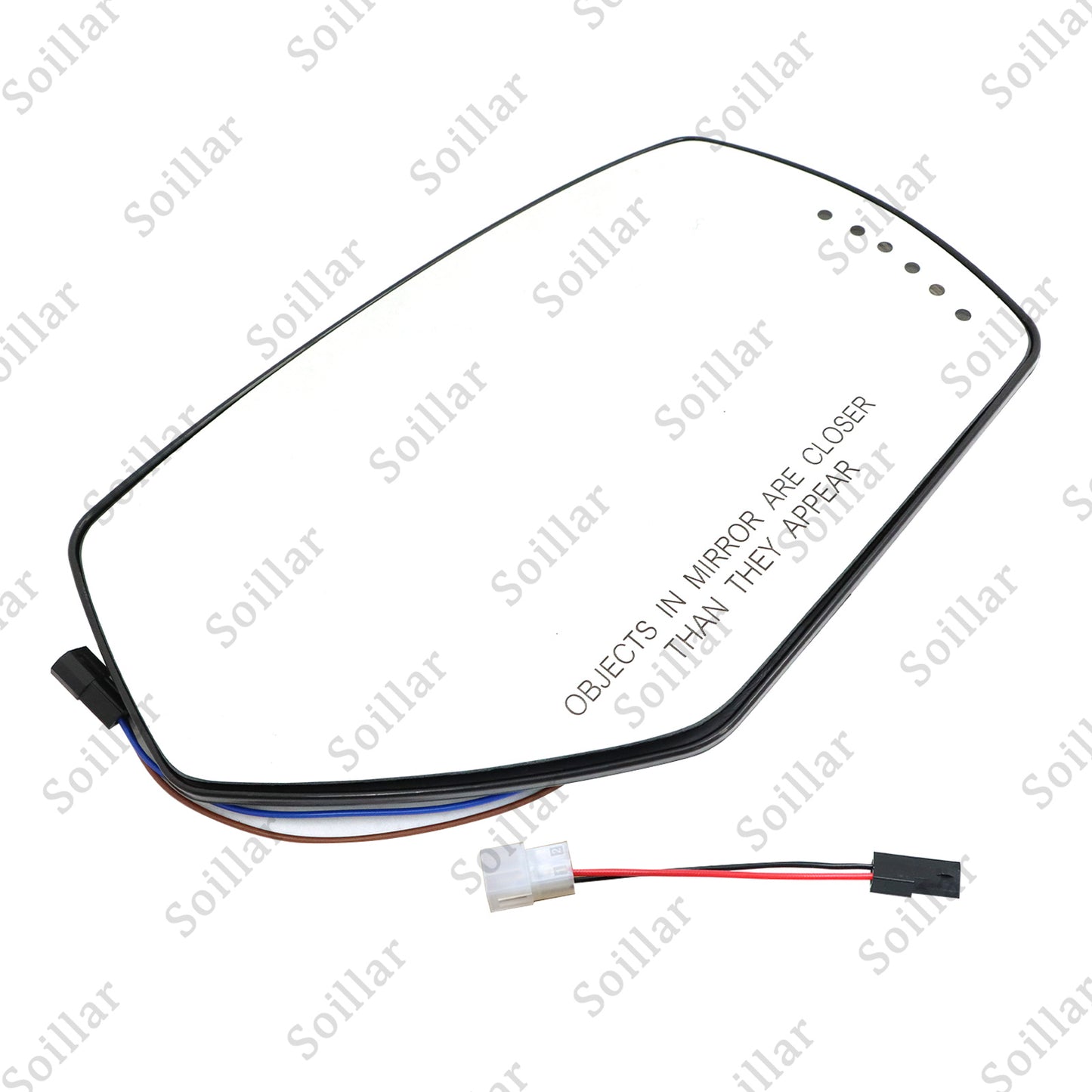 Right Side Heated Mirror Glass W/Signal For 2014-2018 Chevrolet Silverado Sierra