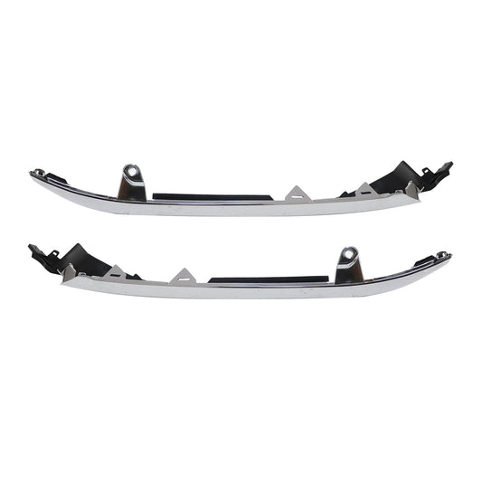 Fit For 2018-2020 Honda Accord Bumper Grill Grille Chrome With Molding 3Pcs