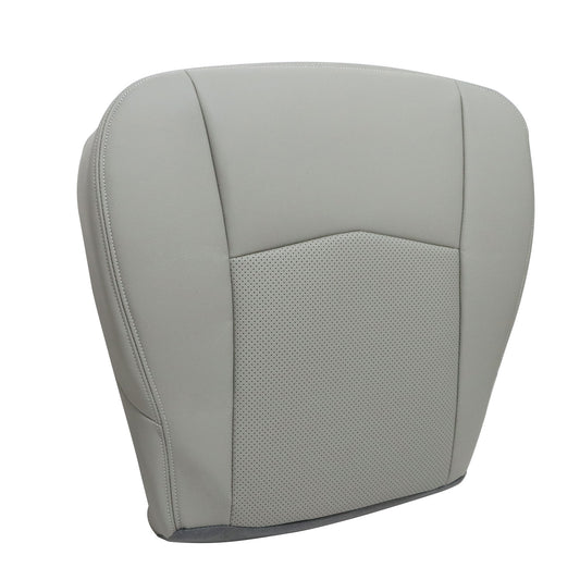 Driver Bottom Replacement PERF Leather Seat Cover Gray For 04-09 Cadillac SRX