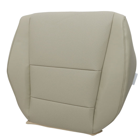 For 2009-2014 Acura TSX Passenger Bottom Replacement Perf Leather Seat Cover Tan