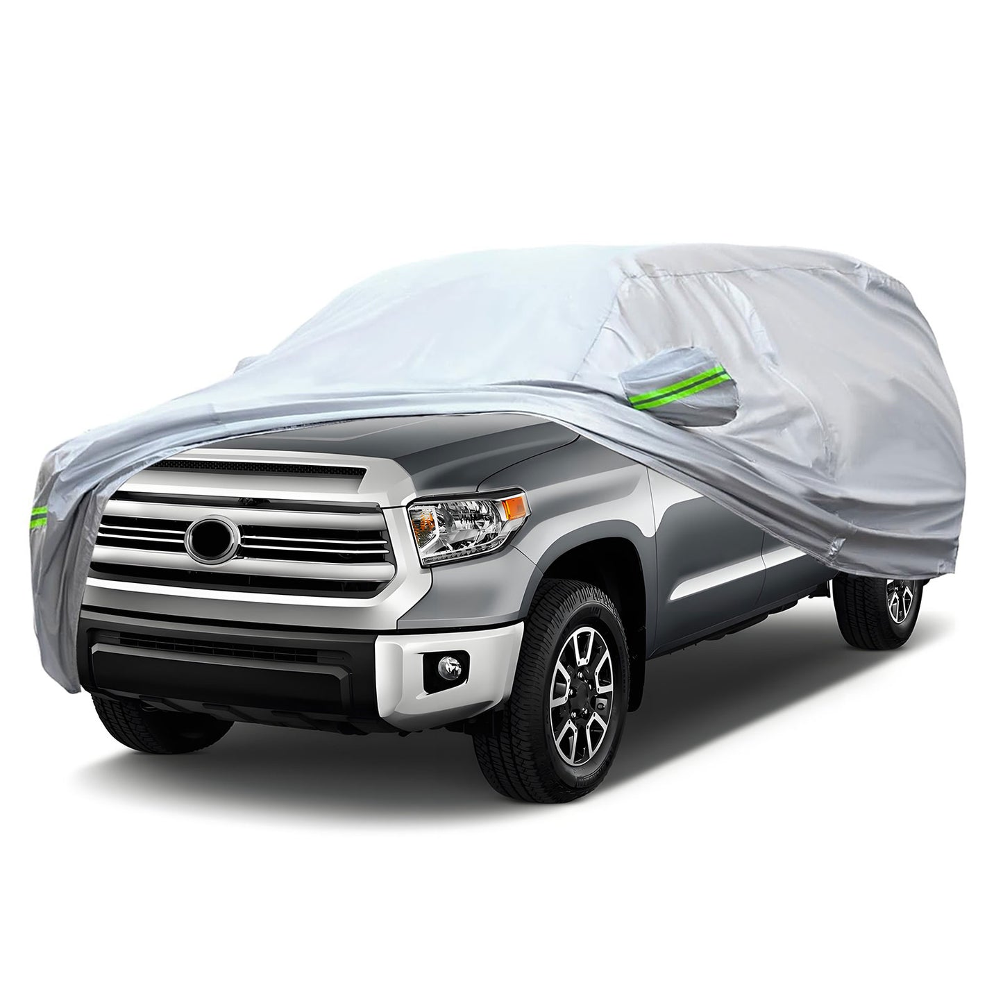 Upgrade Car Cover For Outdoor Dirty Sun Rain Snow Waterproof Breathable Silver