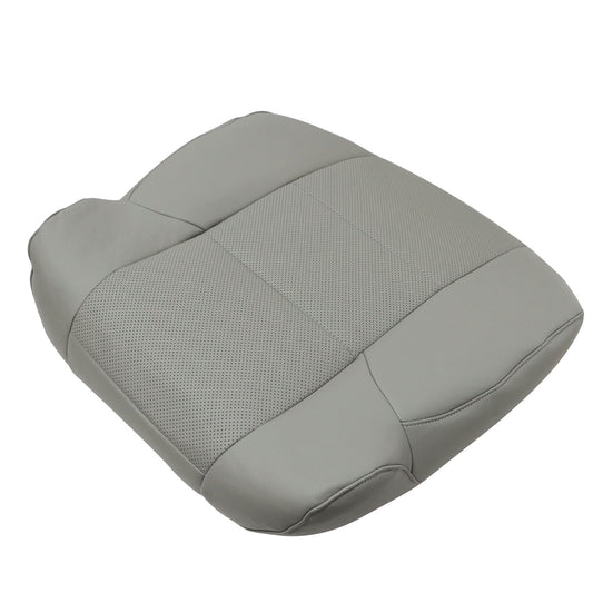 For 2009-2014 Acura TSX Front Driver Side Top Perforated Leather Seat Cover Gray