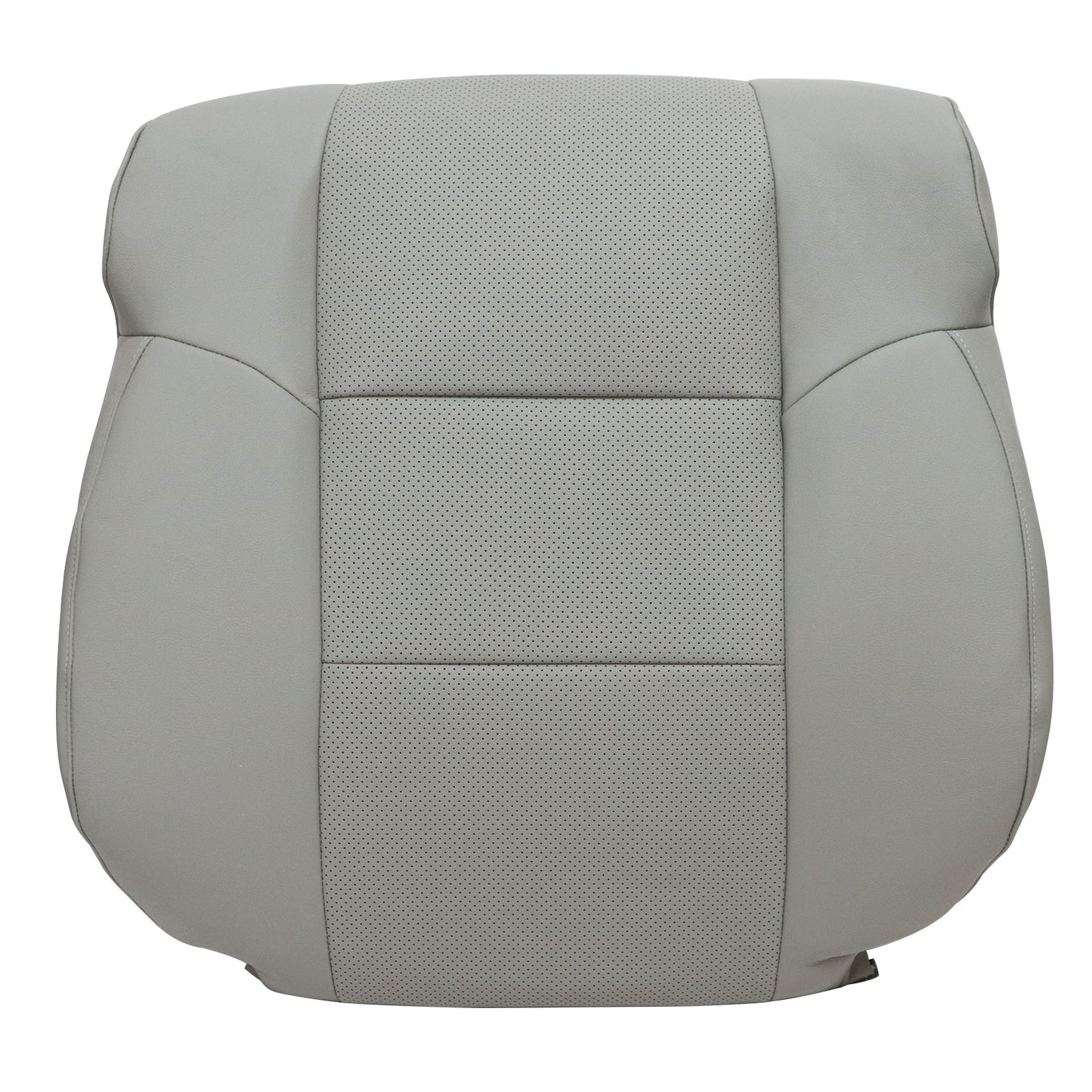 For 2009-2014 Acura TSX Front Driver Side Top Perforated Leather Seat Cover Gray