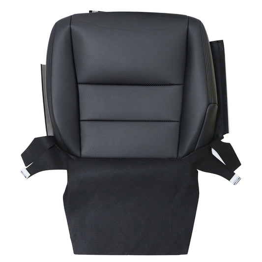 For 2005-2008 Acura TL Driver Side Bottom Perforated Leather Seat Cover Black A