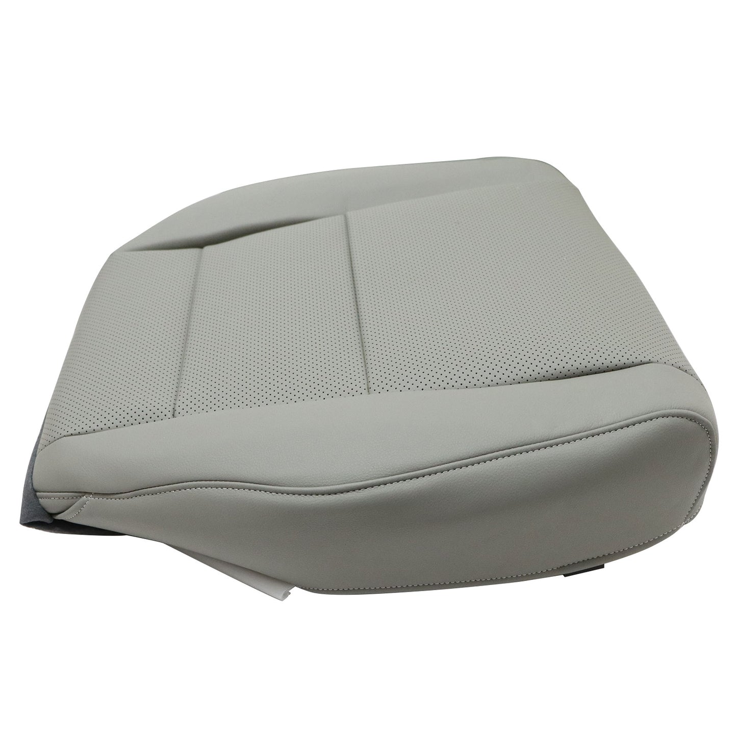 Fits 2009-2014 Acura TSX Driver Side Bottom Perf Leather Seat Cover Light Gray