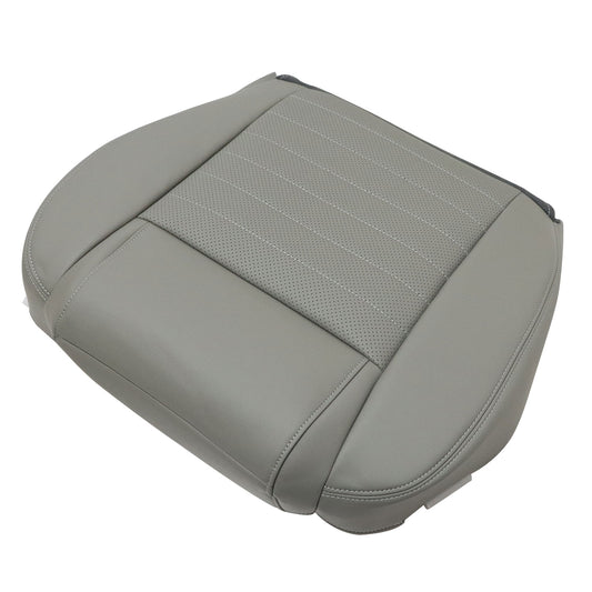 Driver Bottom PERF Leather Seat Cover Gray For 2005 2006 2007 Ford Mustang GT