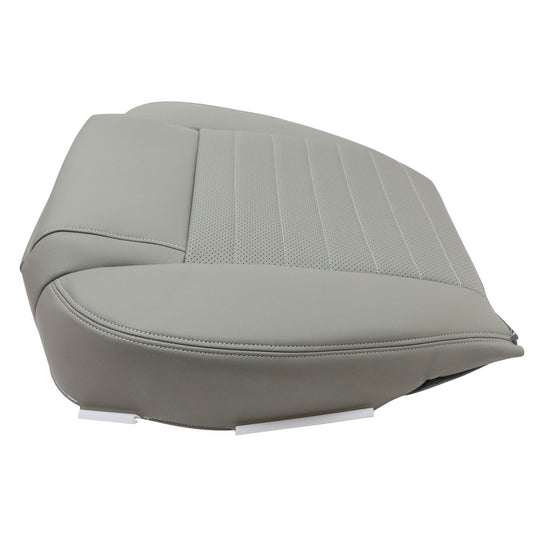 Passenger Bottom PERF Leather Seat Cover Gray For 2005 2006 2007 Ford Mustang GT