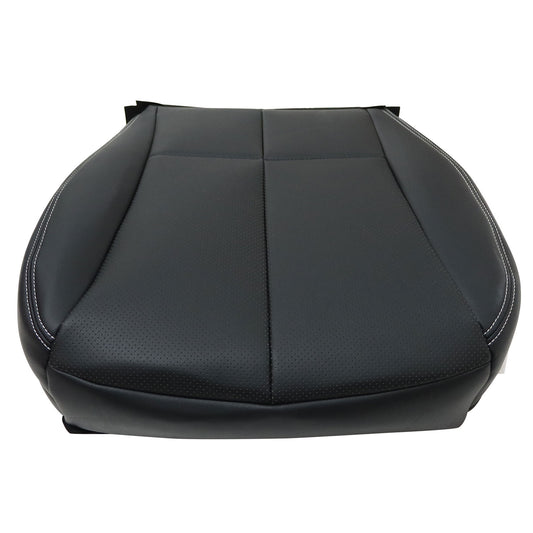 For 2009-2013 Subaru Forester Driver Side Bottom Leather Seat Cover Black Perf