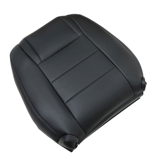 Front Driver Top Leather Seat Cover Black For 2005 2006 2007 Ford Mustang V6