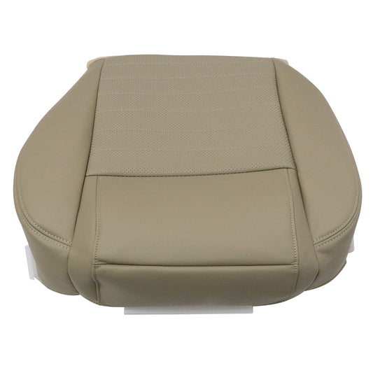 Front Driver Bottom Perf Leather Seat Cover Tan For 2008 2009 Ford Mustang GT V8