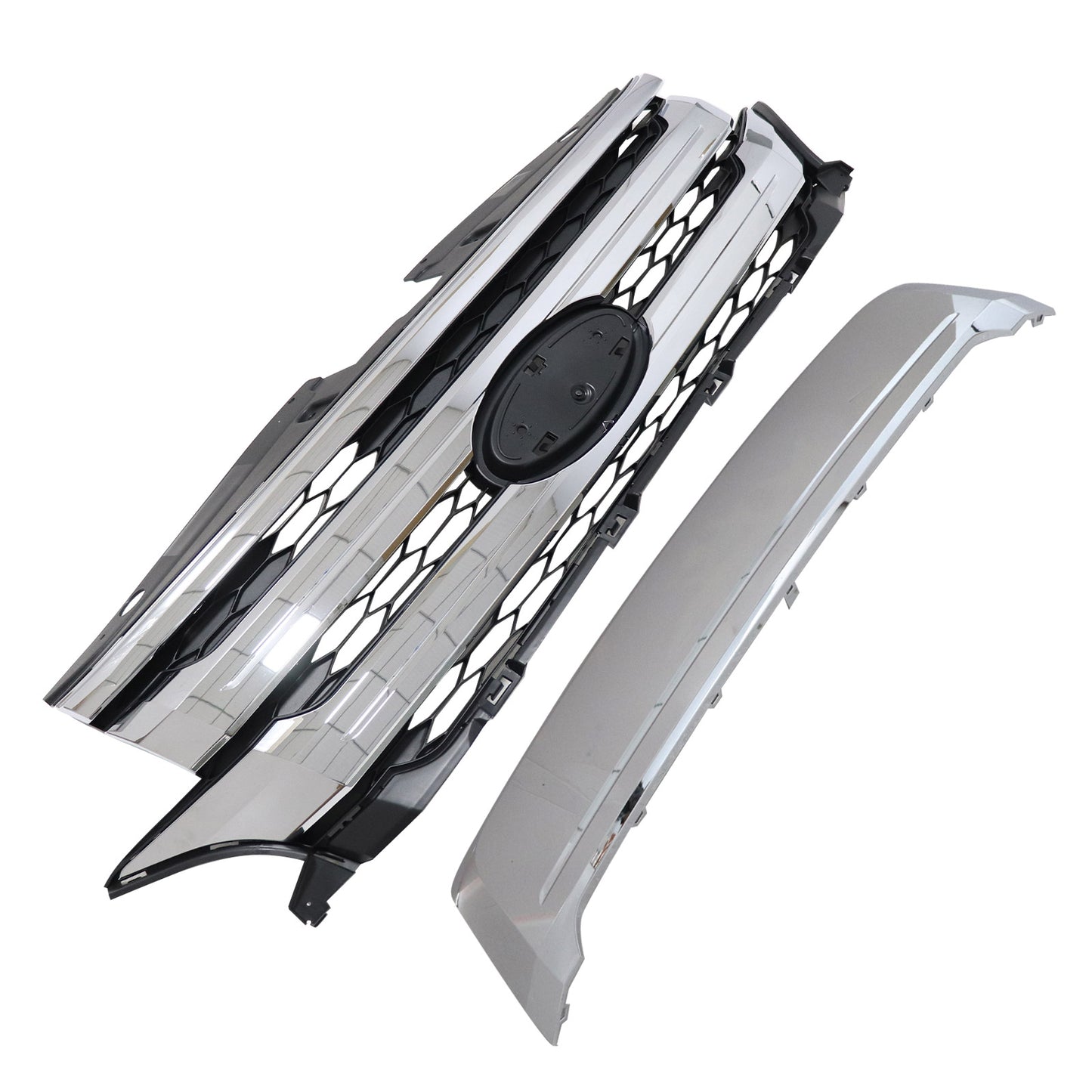 New Front Upper Center Lower Grille Grill Trim Chrome For Ford Edge 2011 2012-14