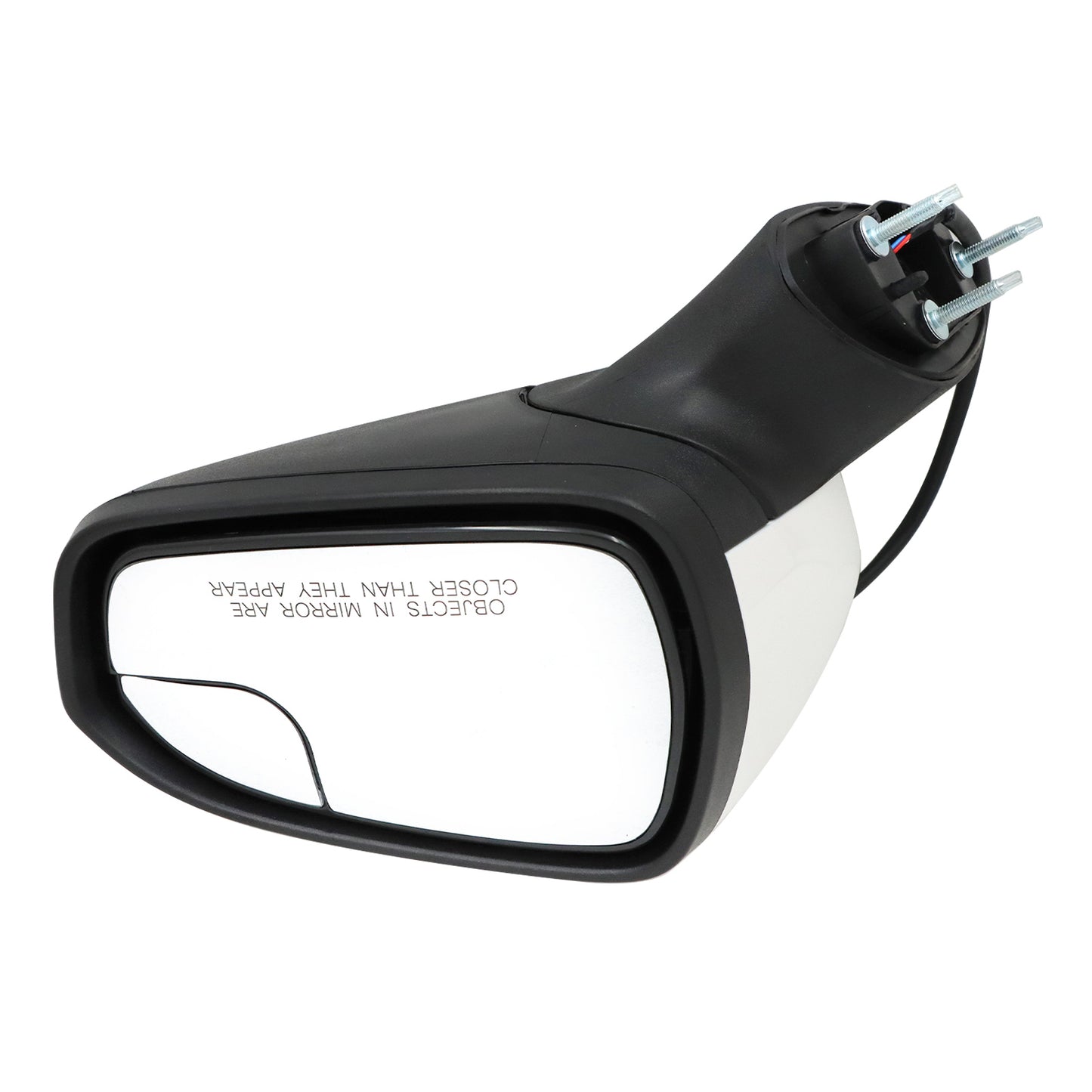 For Ford Fusion 2016-2022 White Right Passenger Side Mirror 3Pin Manual Fold