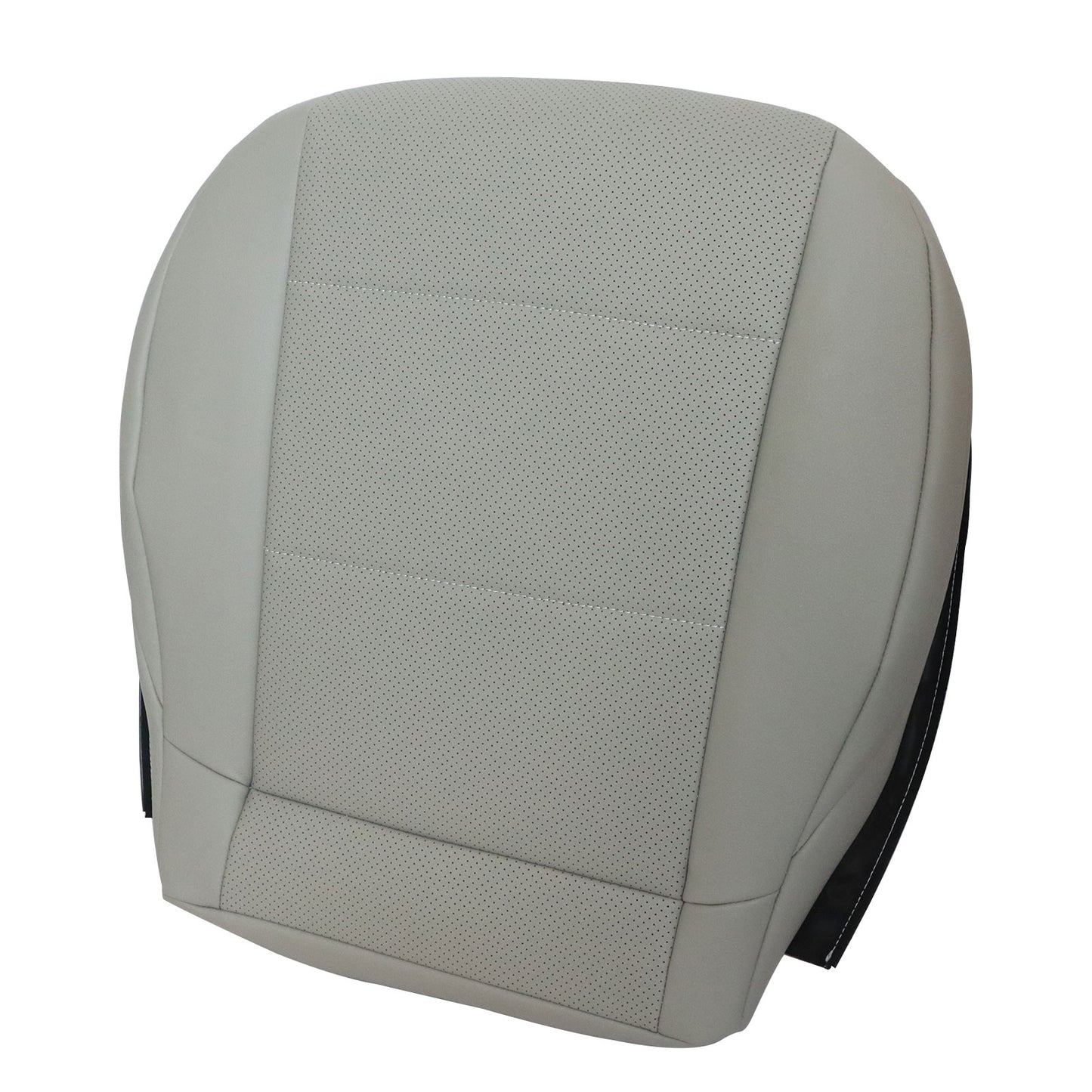 Front Driver Bottom Perf Leather Cover Gray For 2005-2007 Mercedes Benz C230
