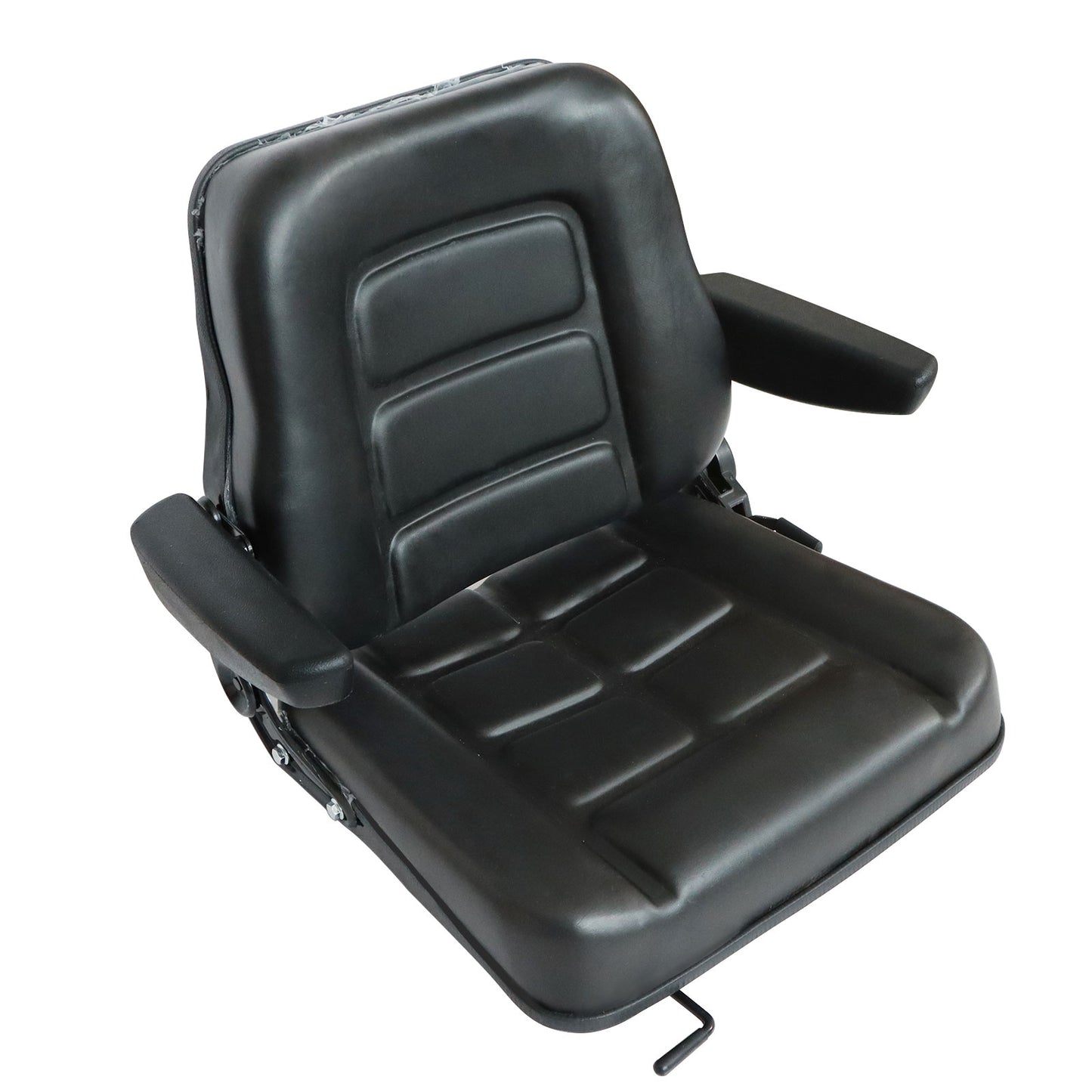 Universal Lawn Mower Tractor Seat Forklift Seat Adjustable With Armrest