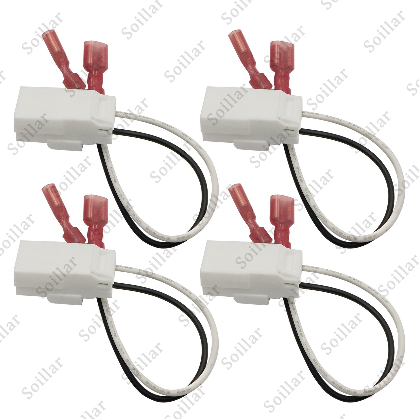 4X For Jeep Dodge Chrysler Car Door Speaker Wire Harness Connector Adaptor New