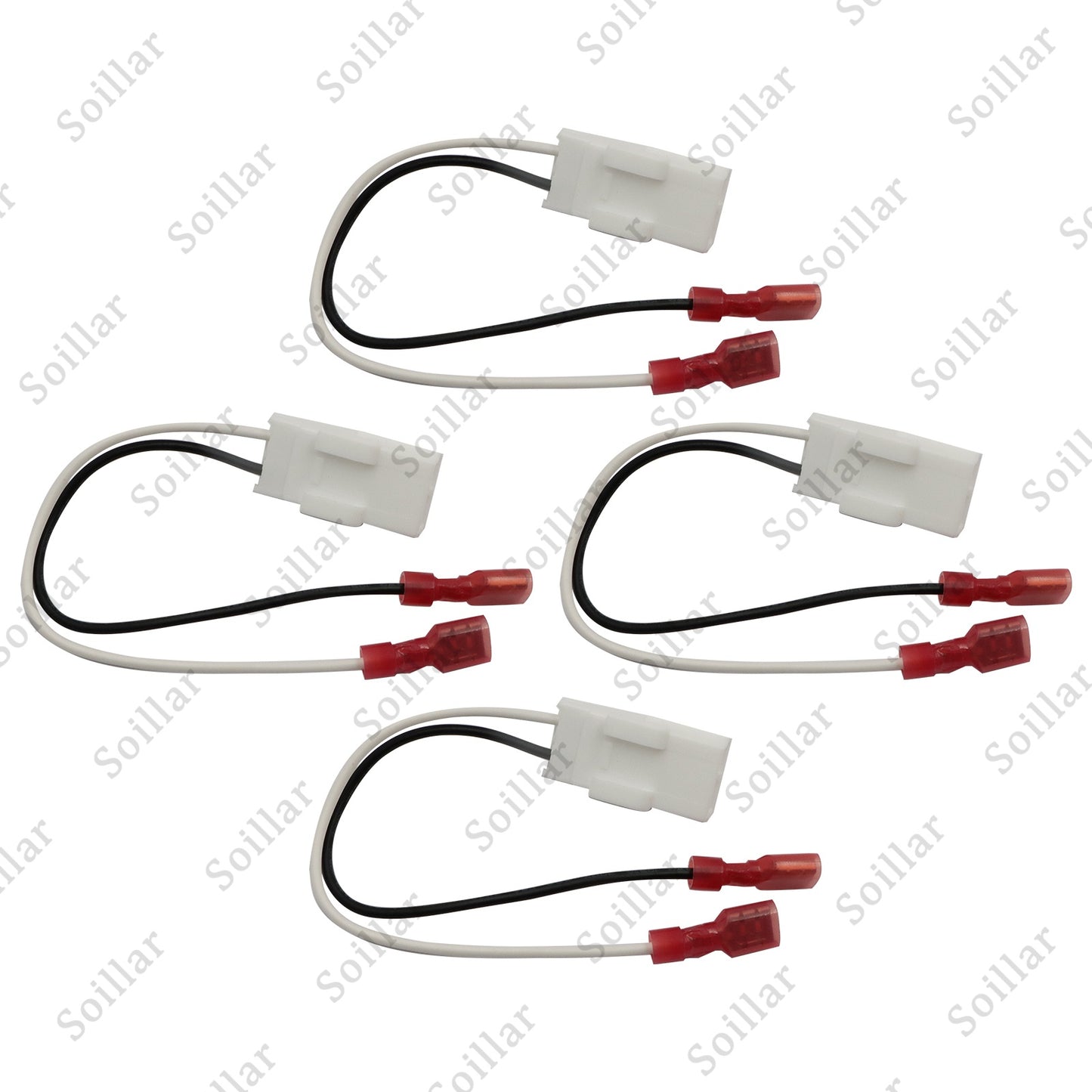 4X For Jeep Dodge Chrysler Car Door Speaker Wire Harness Connector Adaptor New