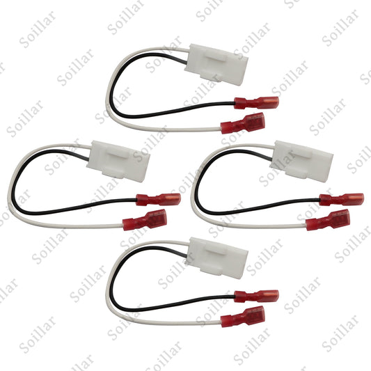 4X For Jeep Dodge Chrysler Car Door Speaker Wire Harness Connector Adaptor New