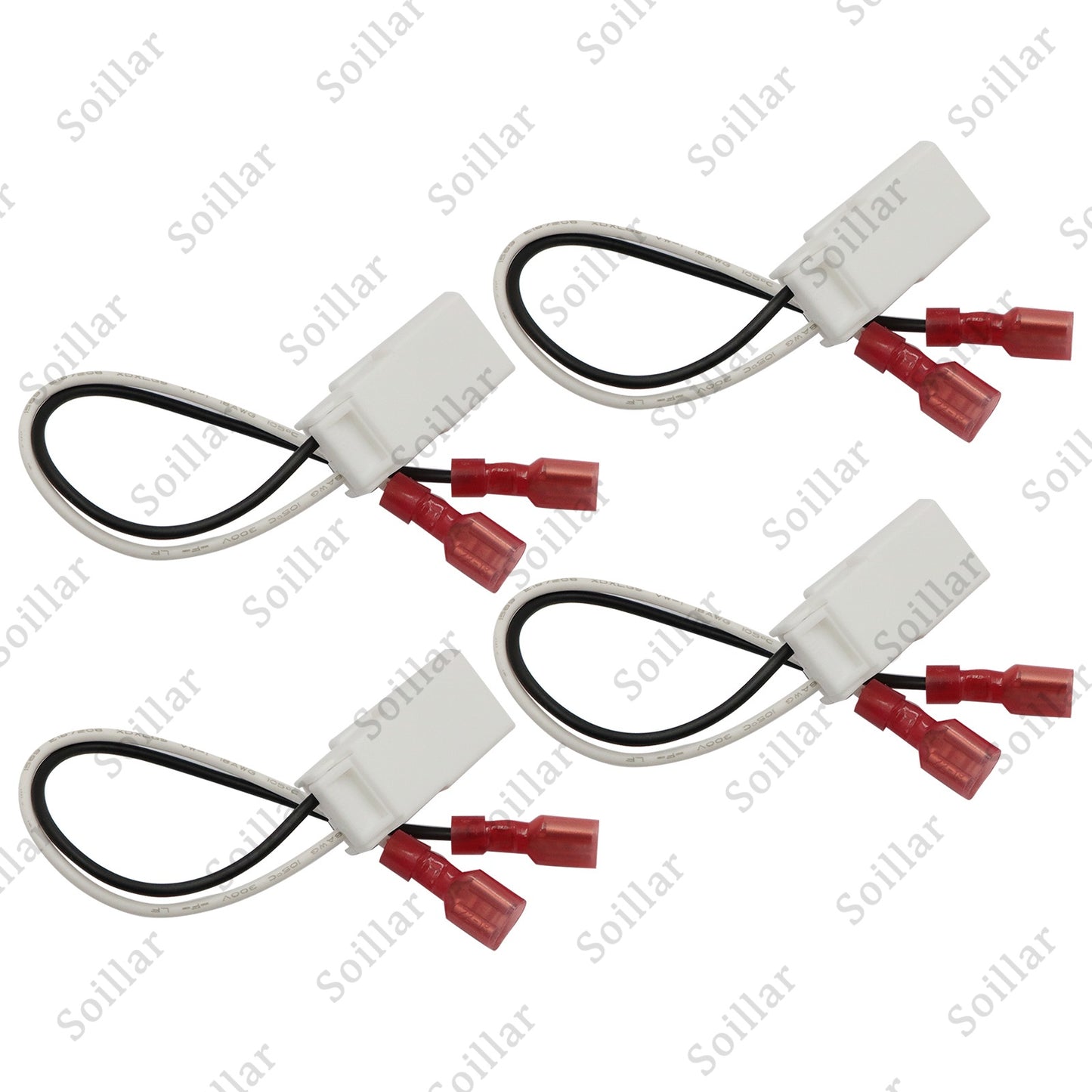 4X For Jeep Dodge Chrysler Car Door Speaker Wire Harness Connector Adaptor New