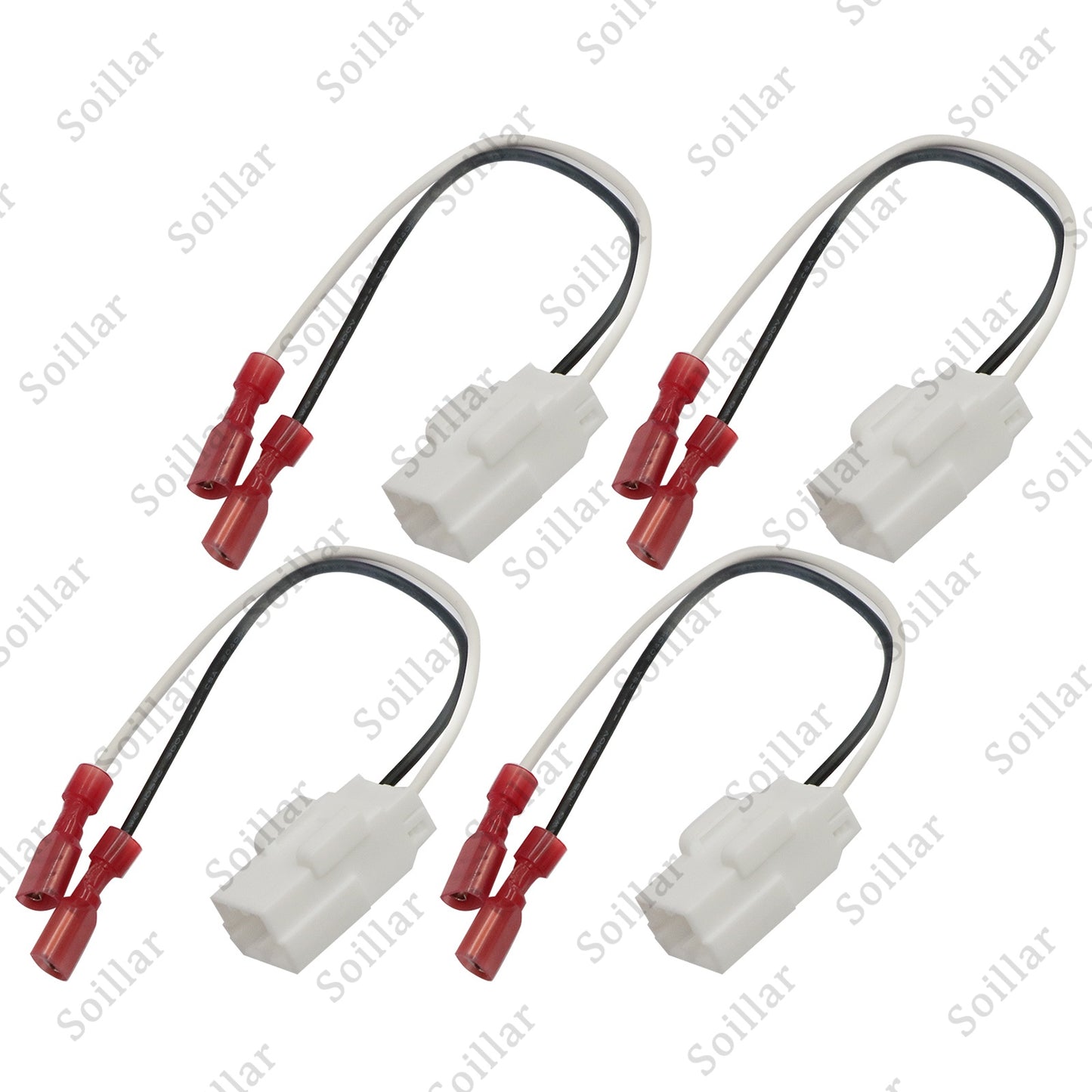 4X For Jeep Dodge Chrysler Car Door Speaker Wire Harness Connector Adaptor New