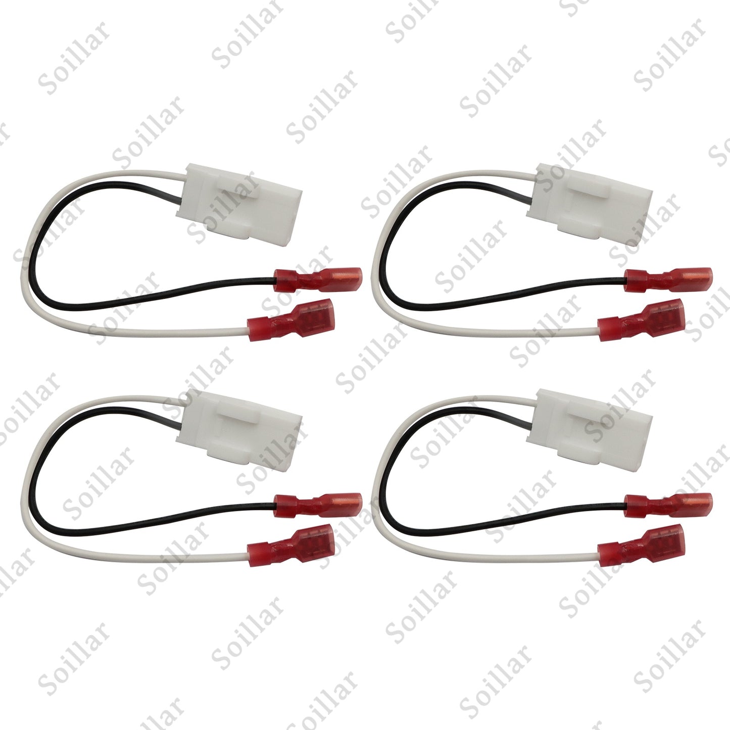 4X For Jeep Dodge Chrysler Car Door Speaker Wire Harness Connector Adaptor New