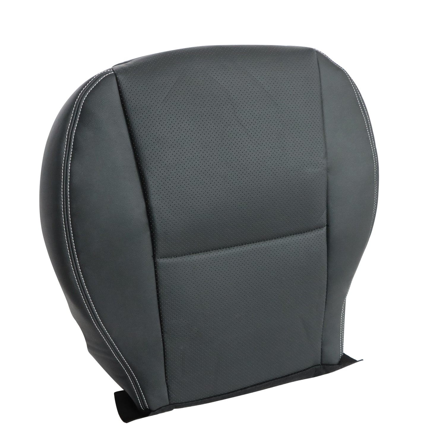 For 2014 2015 2016 Subaru Forester Driver Side Bottom Leather Seat Cover Black