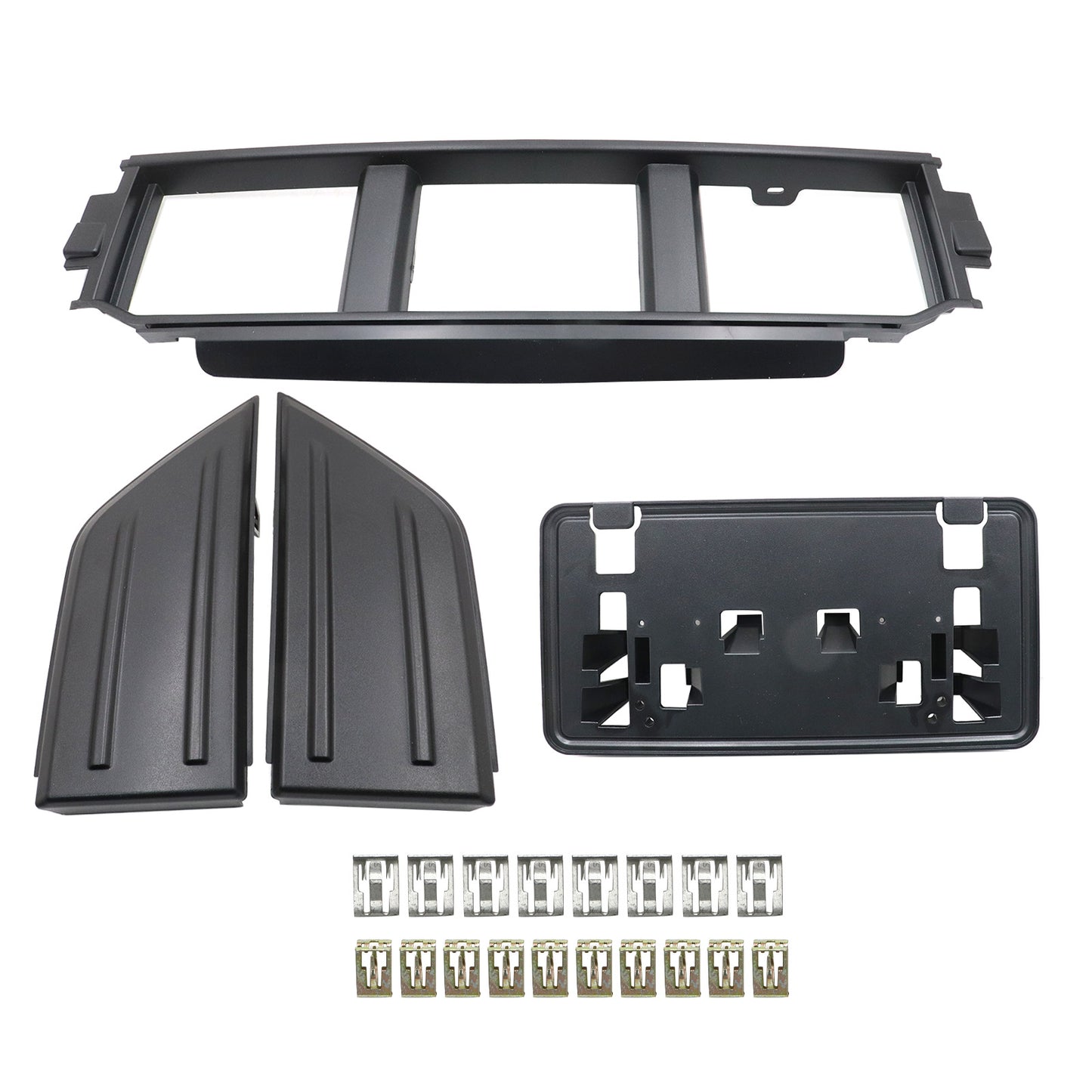 4Pcs Front Bumper Cover Lower Grille Trim Bracket For 2021 2022 2023 Ford F150