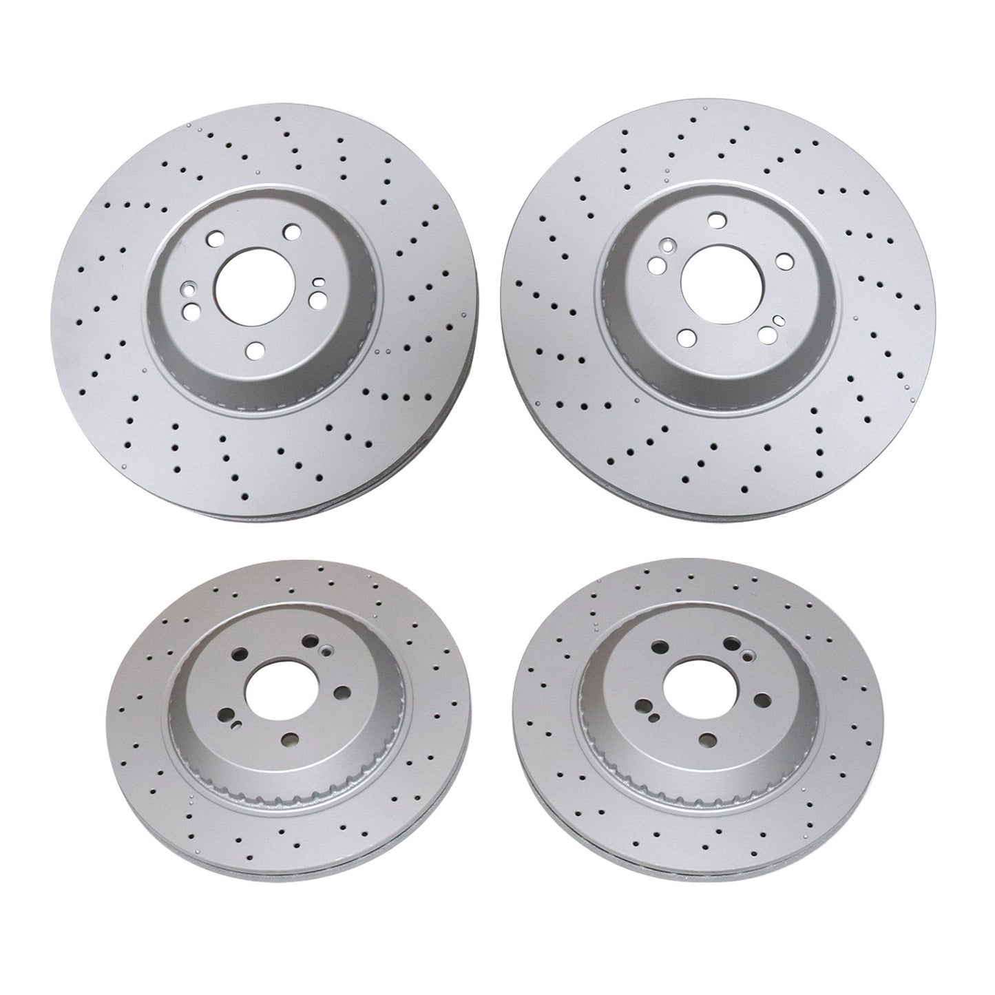 New Fits For Mercedes W222 2014-2018 2019 Front & Rear Brake Disc Rotors