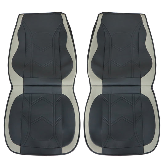For Toyota RAV4 Prius Tacoma Avalon Car Front + Rear 5-Seat Covers Faux Leather