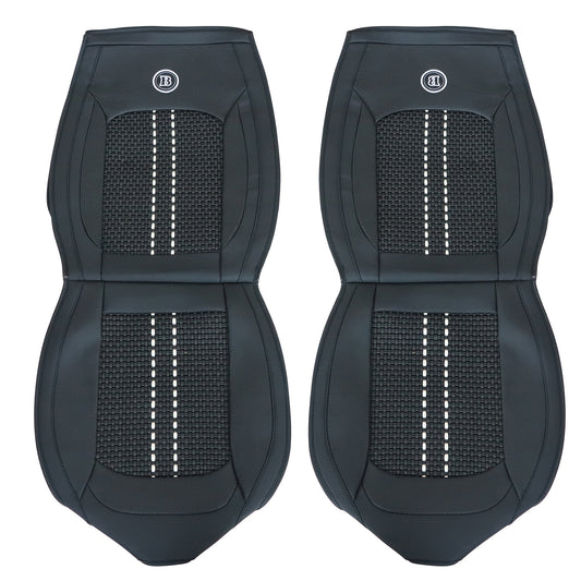 For Toyota Highlander Camry Tacoma Car Front & Rear 5-Seat Covers Faux Leather
