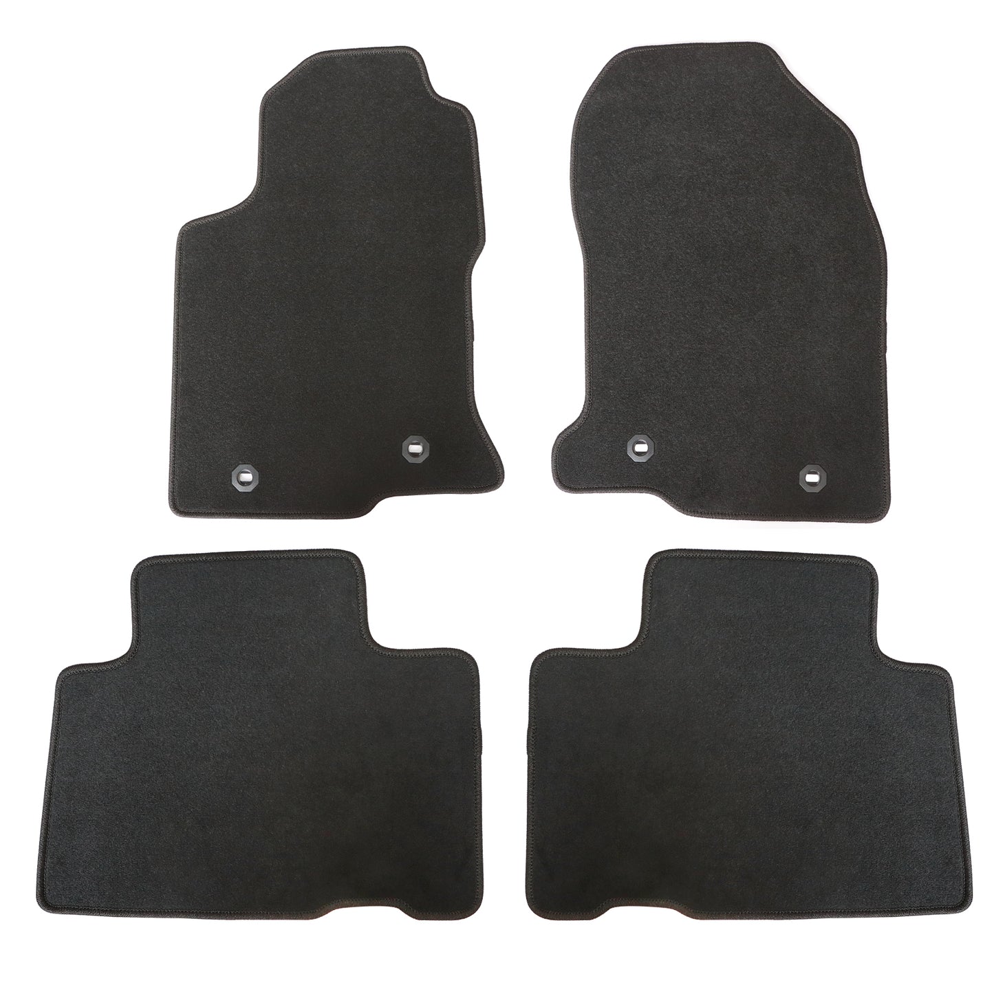 2015-2021 For Lexus NX200t NX300 NX300h 4-Door Floor Mats Carpet Velour Black