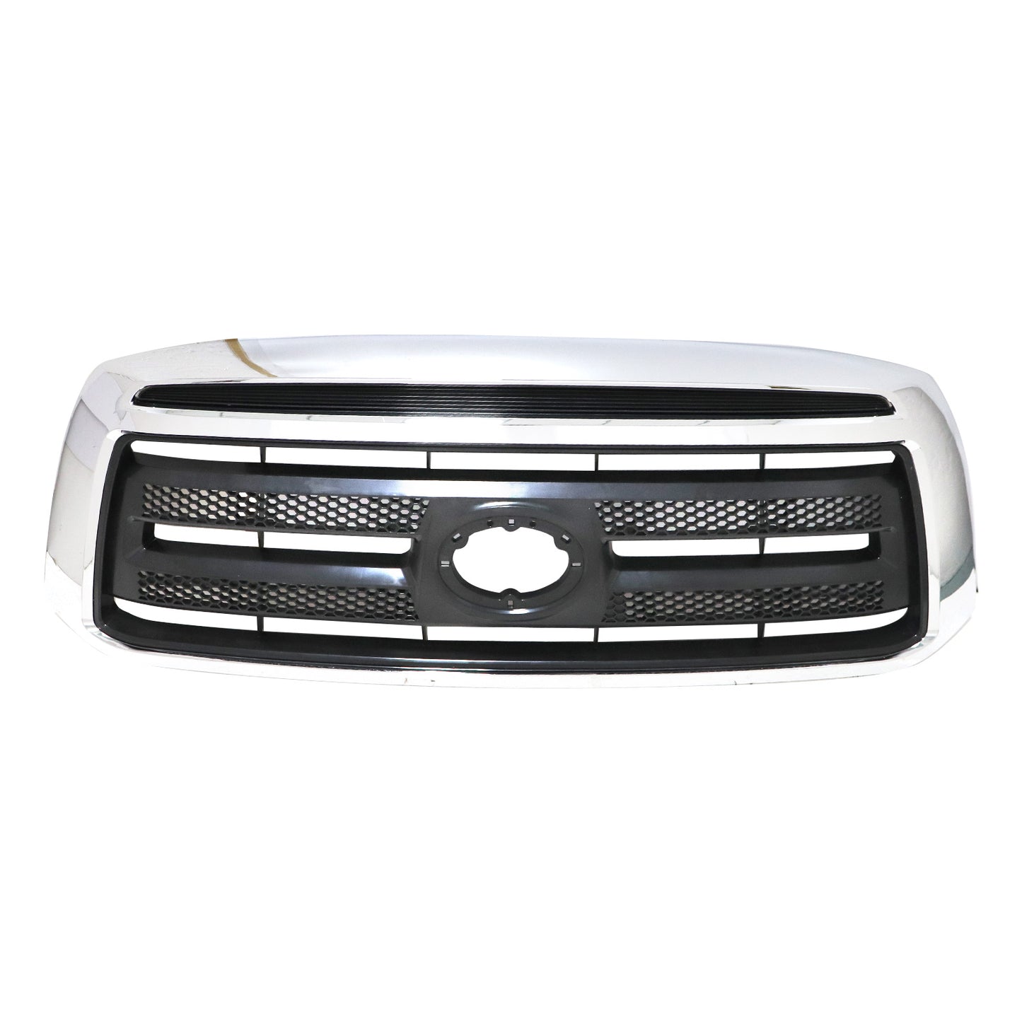 For Toyota Tundra 2010-2013 TO1200337 Front Upper Grille Black w/Chrome Trim