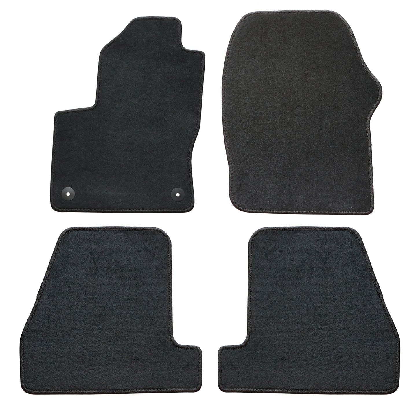 For 2011 2012 2013 2014 2015 Ford Focus Sedan Front & Rear Velour Floor Mats