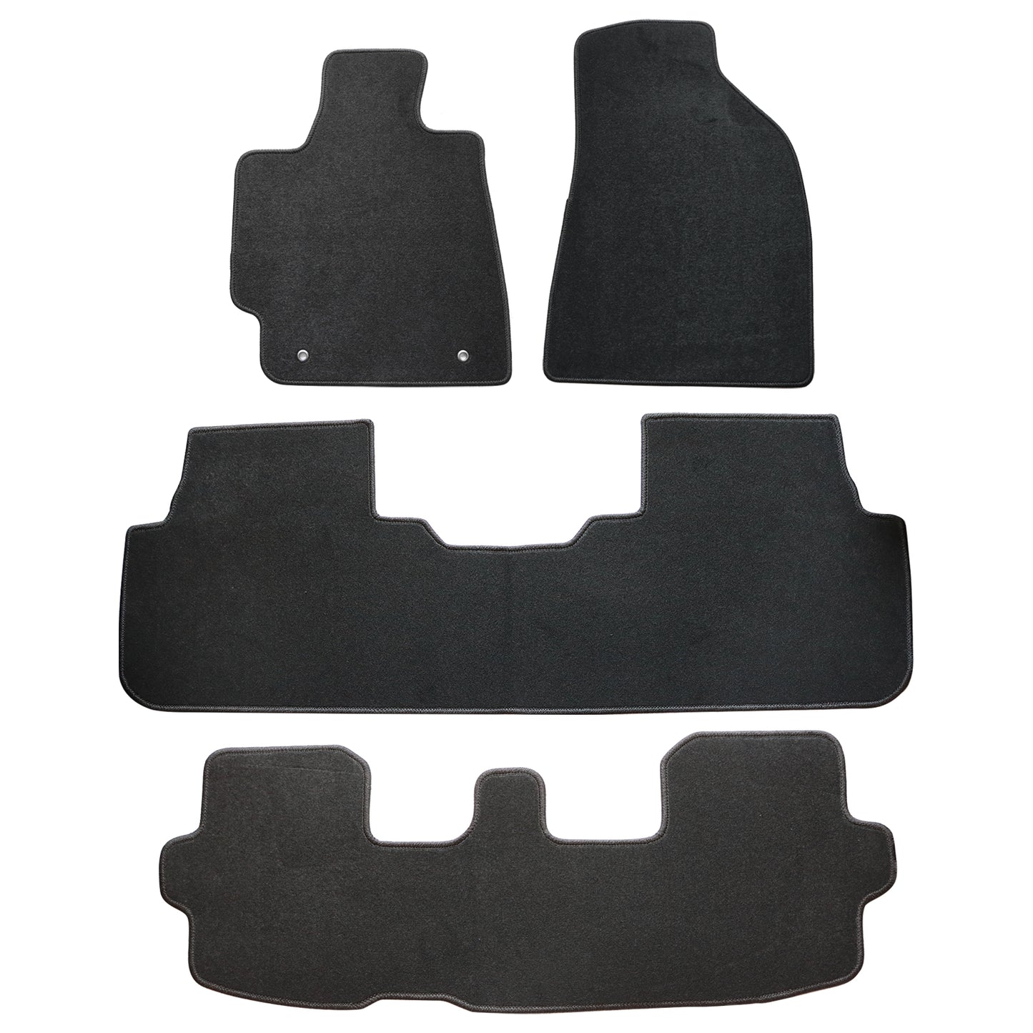 For 2009 2010 2011 2012 2013 Toyota Highlander 7Seats Velour Floor Mats Carpet