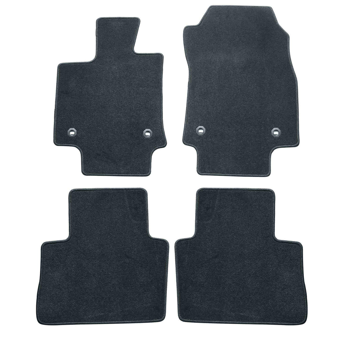 For 2022-2025 Lexus NX250 NX350 Front&Rear Velour Floor Mats Carpet All-Weather