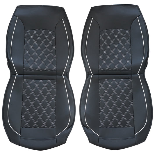 For 2009-22 Ford F150 Crew Cab Car Full Surround Set Seat Cover Leather Cushion