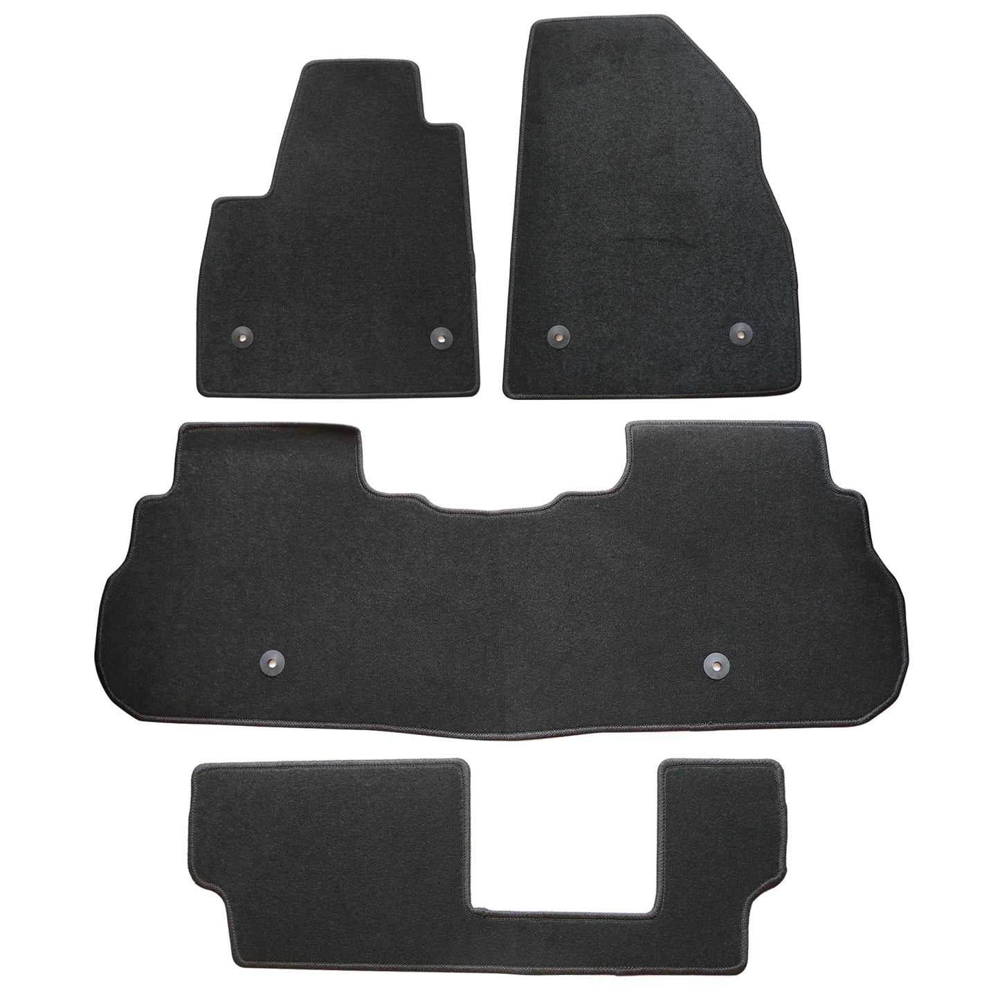 Fits 2020 2021 2022 2023 2024 2025 Cadillac XT6 Floor Mats Carpet Velour 4-Door
