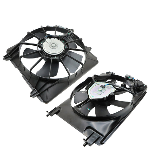 Front side Radiator Condenser Cooling Fan Assembly For Honda Civic 2006 07-2011