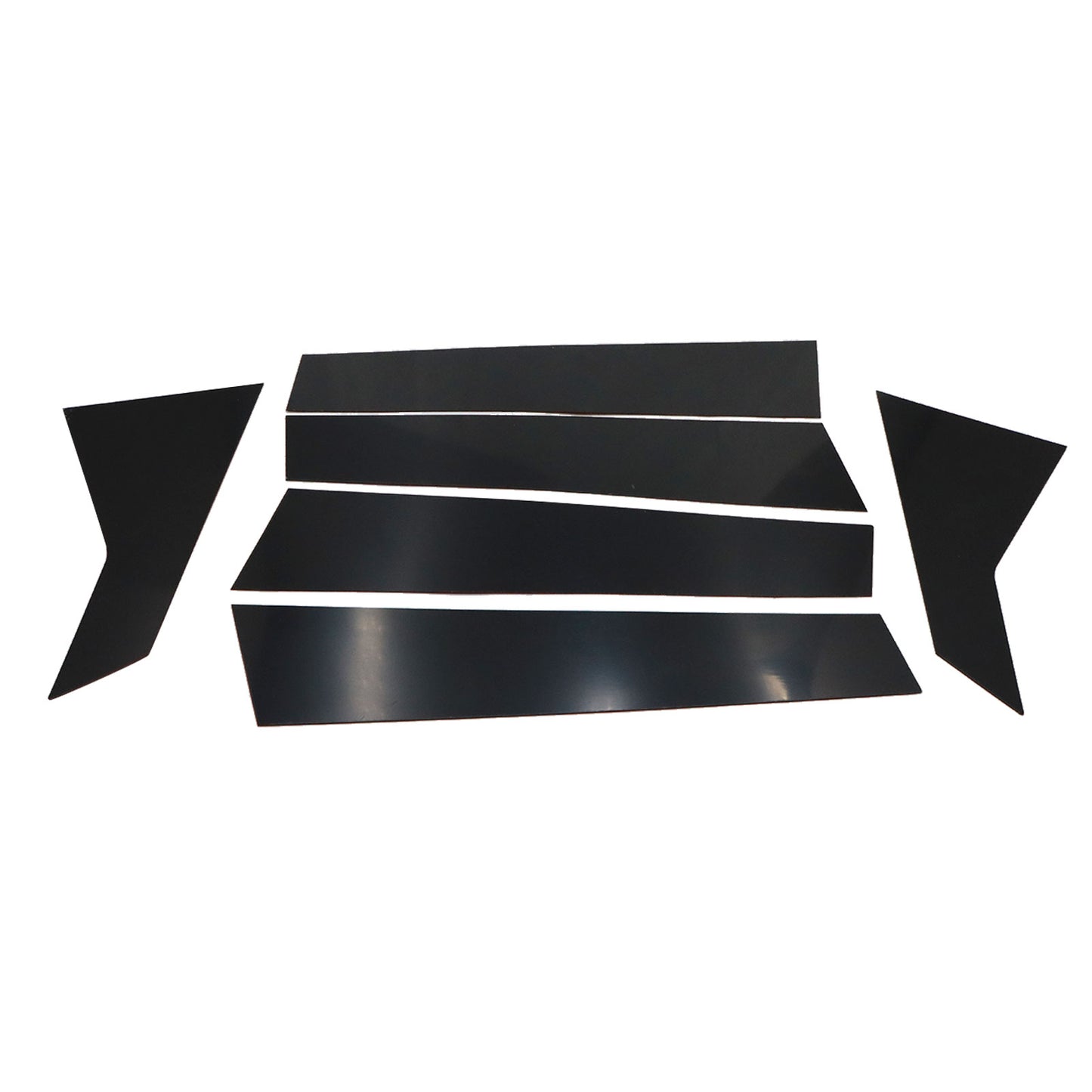 For Honda Civic Sedan 2016-2021 6Pcs Pillar Post Door Trim Accessories Black