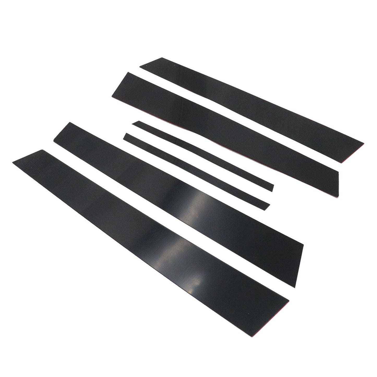 Black For Honda Civic 2006-2011 (4dr) Pillar Posts Door Trim Cover 6pc/Set New