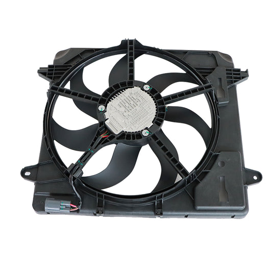 Radiator Cooling Fan Assembly w/ Brushless Motor Fits 12-2017 Jeep Wrangler 3.6L