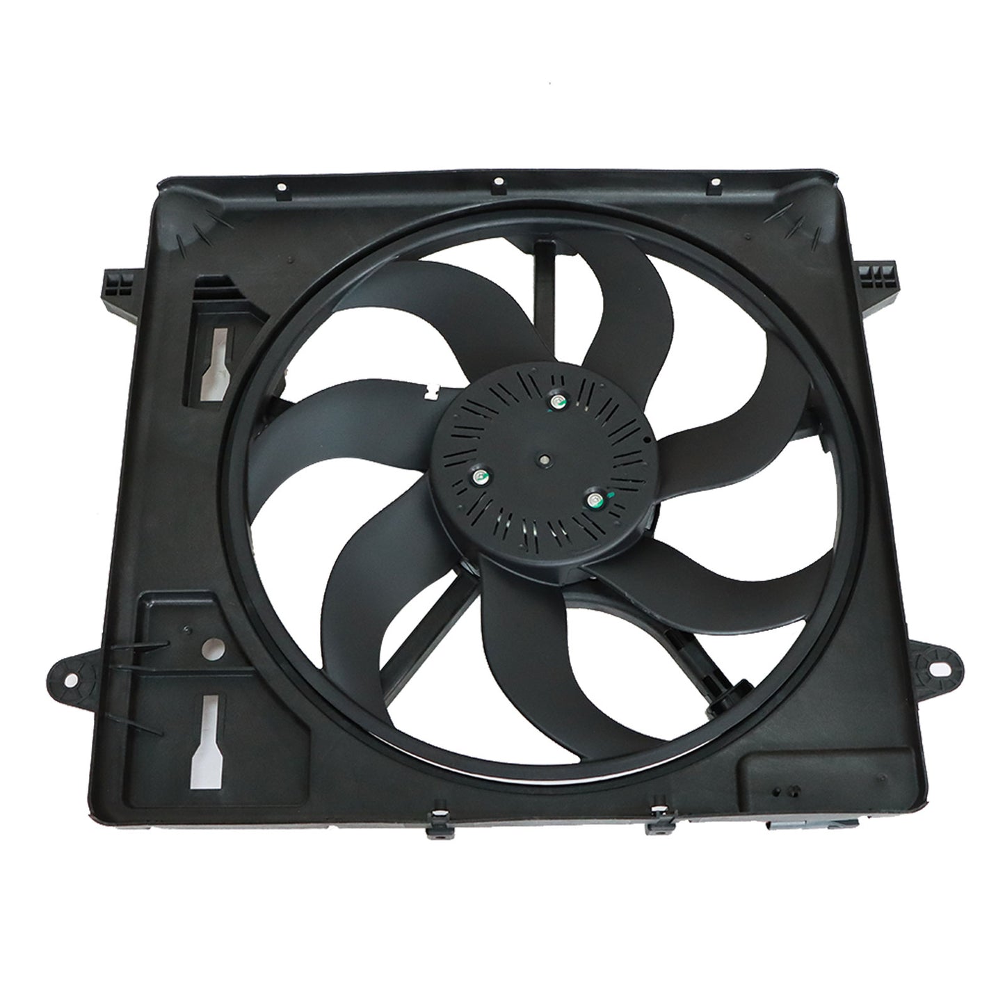 Radiator Cooling Fan Assembly w/ Brushless Motor Fits 12-2017 Jeep Wrangler 3.6L