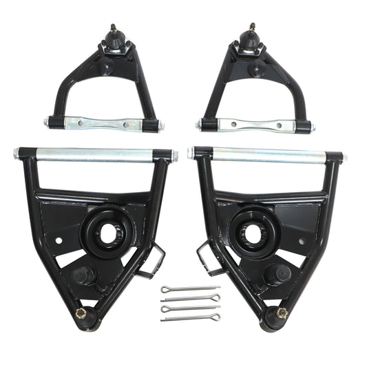 4X UPPER AND LOWER Fit 1963-1970 C10 CHEVROLET GMC TUBULAR CONTROL ARMS