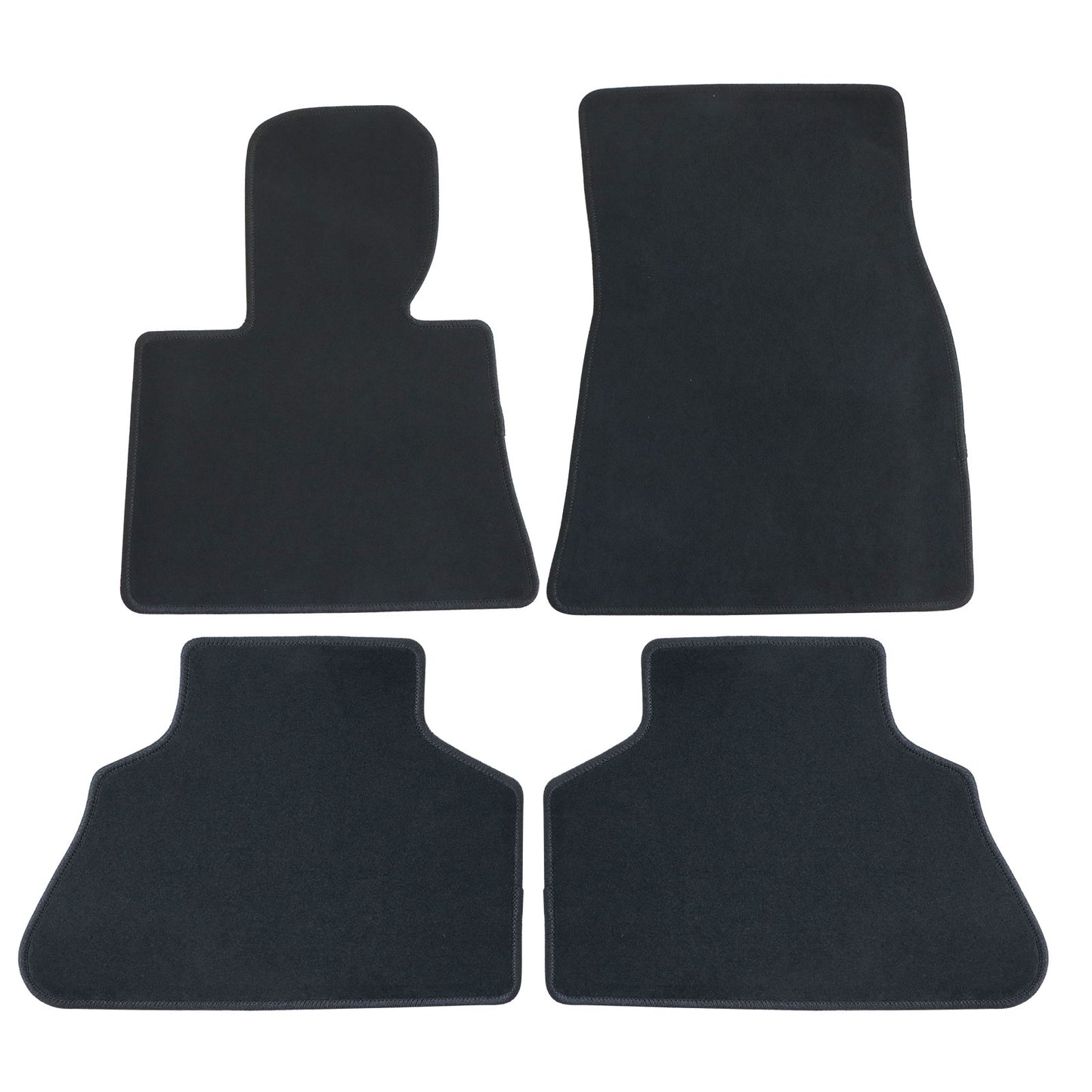 Fits 2022 2023 2024 2025 BMW X5 Front+Rear Floor Mats Carpet Velour Replacement